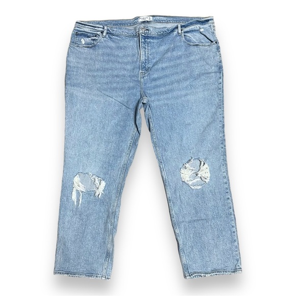 Abercrombie & Fitch Ultra High Rise 90s Straight Jean Size 37 Regular - Picture 2 of 8